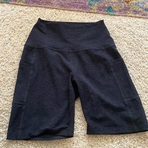 Beyond.yoga black biker shorts
